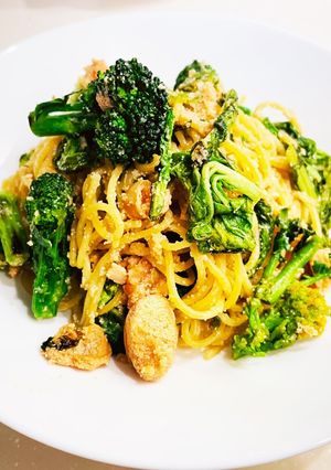 菜の花とたらこのパスタ-レシピのメイン写真