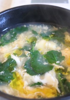 クレソンのかき玉汁-レシピのメイン写真