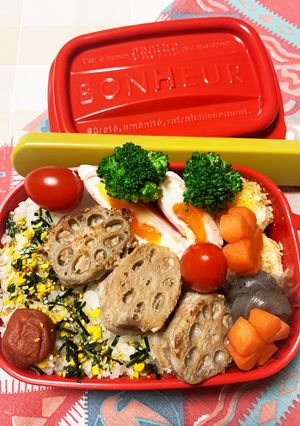 2/24 よっちゃんれんこんお弁当-レシピのメイン写真