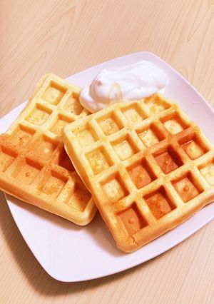 米粉ワッフル-レシピのメイン写真