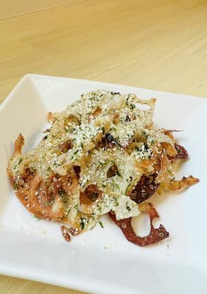 のりチーズの揚げないれんこんチップス-レシピのメイン写真