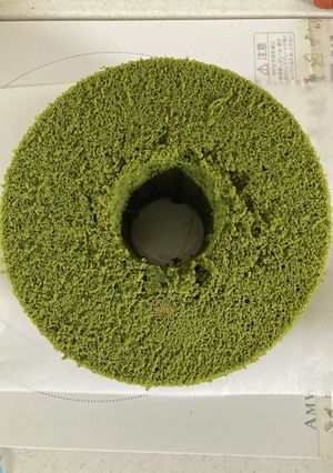 濃い抹茶のシフォンケーキ-レシピのメイン写真