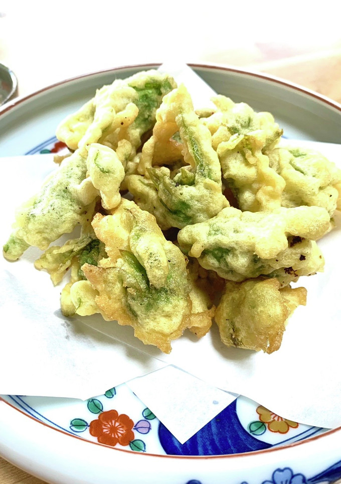 米粉で♪ ふきのとうの天ぷら-レシピのメイン写真