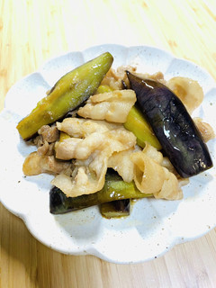 ポン酢で味付け！豚バラ肉と茄子の炒め物-レシピのメイン写真