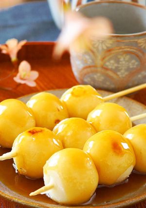 お月見に♡簡単米粉のみたらし団子-レシピのメイン写真