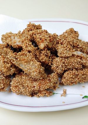 ヤゲンの胡麻衣揚げ-レシピのメイン写真