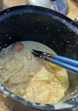味噌クリームラーメン（山ごはん）-レシピのメイン写真