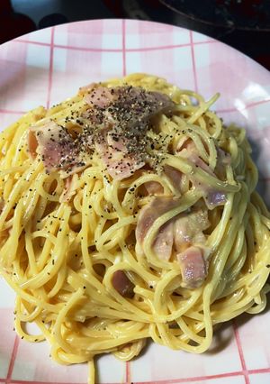 簡単カルボナーラ！-レシピのメイン写真