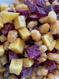 さつまいもと大豆の甘辛揚げ-レシピのメイン写真