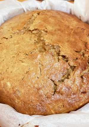 りんごの皮が入った黒糖ケーキ-レシピのメイン写真