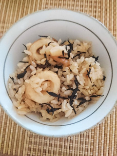 ひじきとちくわの炊き込みご飯-レシピのメイン写真