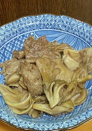 舞茸と牛こま切れのピリ辛炒め煮-レシピのメイン写真