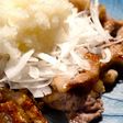 新玉ねぎをタップリのせてシンプル焼き肉