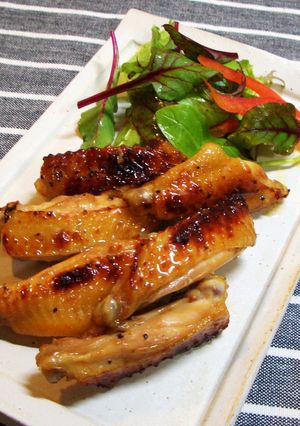 鶏スペアリブ（手羽中）のグリル焼き★-レシピのメイン写真