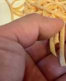 ＨBとパスタマシーンで生パスタ