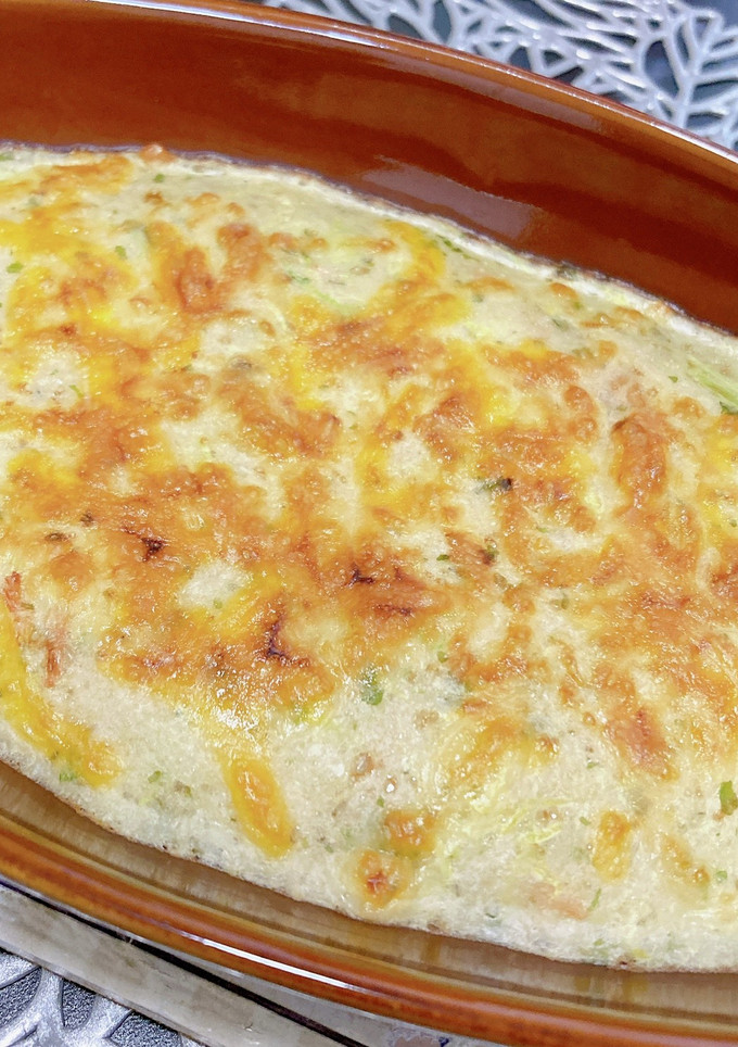 山芋のふわふわ焼き♡お好み焼き風-レシピのメイン写真