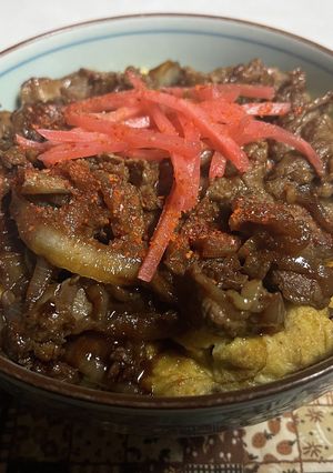 オム牛丼-レシピのメイン写真