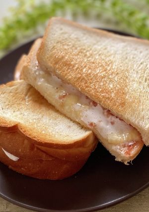 チーズマシュマロジャム　ホットサンド-レシピのメイン写真