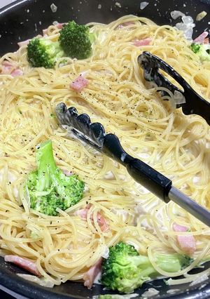 生クリームでクリームパスタ簡単本格激ウマ-レシピのメイン写真