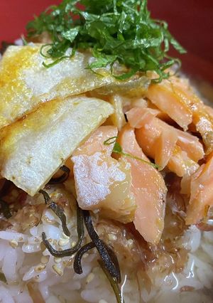 鮭腹身で・絶品！鮭茶漬け-レシピのメイン写真
