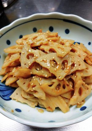 蓮根金平 目を離さないですぐ出来るから②-レシピのメイン写真