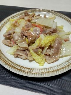 豚バラ肉と白菜の紅しょうが炒め-レシピのメイン写真