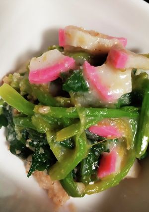 ほうれん草とかまぼこの酢味噌和え-レシピのメイン写真