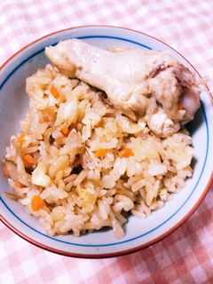 鶏ごぼうおこわ-レシピのメイン写真