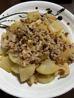 豚ひき肉と大根の炒め煮-レシピのメイン写真
