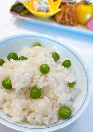 うすいえんどう(グリーンピース)の豆ご飯-レシピのメイン写真