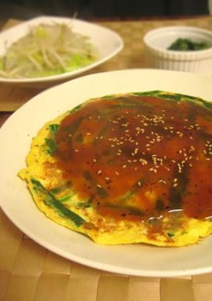 やさしい餡かけにら玉-レシピのメイン写真