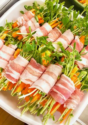 豚肉の野菜巻き蒸し-レシピのメイン写真
