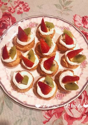 ひと口でパクリ♡プチシュークリーム♪-レシピのメイン写真