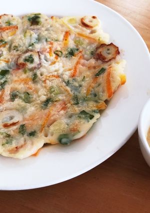 カレーマヨポンたれのちくわチヂミ-レシピのメイン写真