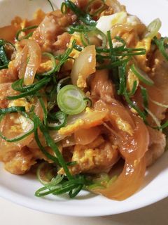 お麩の卵とじ~♡今回は車麩で、牛丼みたく-レシピのメイン写真
