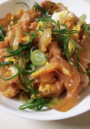 お麩の卵とじ～♡今回は車麩で、牛丼みたく-レシピのメイン写真