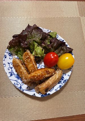 手羽中の甘辛焼き-レシピのメイン写真