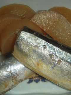 圧力鍋で秋刀魚と大根の味噌味煮-レシピのメイン写真
