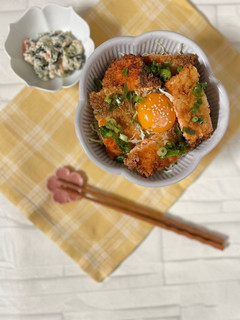 鮭フライ丼-レシピのメイン写真