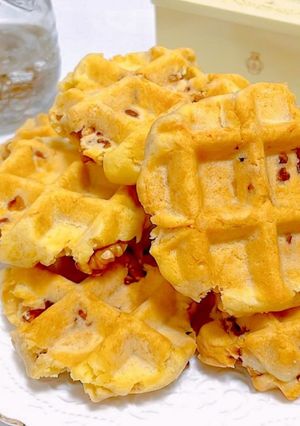 簡単！米粉で！ベルギー風ワッフル！-レシピのメイン写真