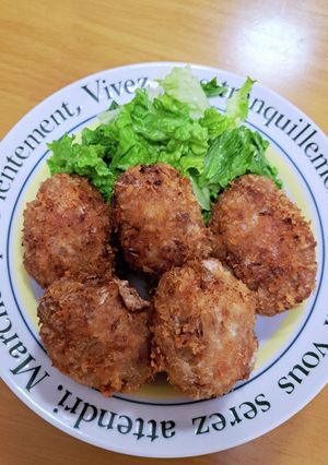 豚こま&もやし&チーズで変わりメンチカツ-レシピのメイン写真