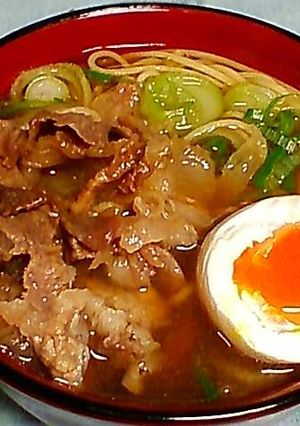 肉そば-レシピのメイン写真