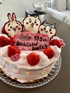 ちいかわ 誕生日ケーキ-レシピのメイン写真