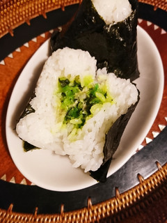 しその実わさび漬けお結び-レシピのメイン写真