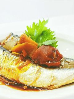 いわし(鰯)の梅煮~魚の駅生地~-レシピのメイン写真