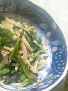 キャベツとえのきの塩昆布和え-レシピのメイン写真