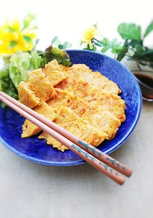 簡単＊人参と小エビの和風チヂミ-レシピのメイン写真