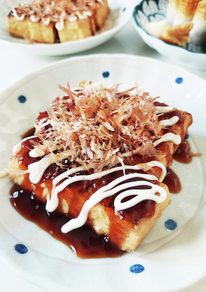 厚揚げアレンジ☆たこ焼き風厚揚げ-レシピのメイン写真