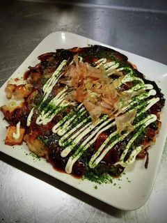 牡蠣と海老のお好み焼き❨@≧↺≦@)❩ノ-レシピのメイン写真