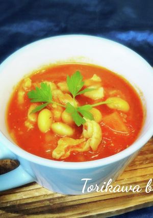 鶏皮消費　　鶏皮ビーンズ-レシピのメイン写真